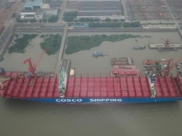 В Шанхае передан заказчику суперконтейнеровоз Cosco Shipping Virgo (фото)