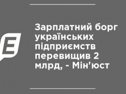 Зарплатный долг украинских предприятий превысил 2 млрд, - Минюст