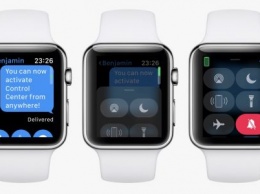 В watchOS 5 Apple упростила доступ к Пункту управления и Центру уведомлений