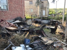 В Запорожской области сгорели дом с машиной, принадлежащие ветерану АТО и чемпиону "Игр непокоренных"