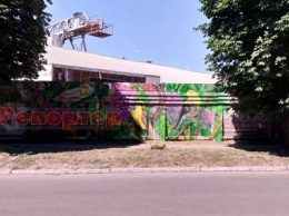 Художник из Каменского превращает серые заборы города в произведения искусства