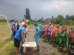 В Баштанке прошел турнир по уличному футболу