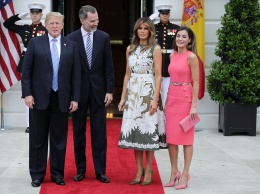 Встреча дня: Королева Испании Летиция и Мелания Трамп
