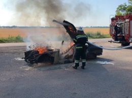 Авария, пожар, потерпевшие: как в Одесской области учились ликвидировать последствия ДТП. Фото