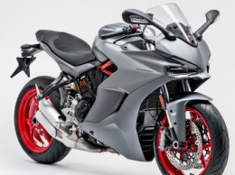Мотоцикл Ducati покрасили в серый цвет вместо красного
