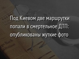 Под Киевом две маршрутки попали в смертельное ДТП: опубликованы жуткие фото