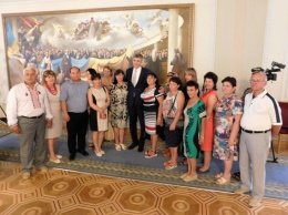 В украинский парламент на экскурсию с народным депутатом Александром Жолобецким