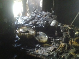 В Геническе на улице Мира произошел пожар в доме у пчеловода