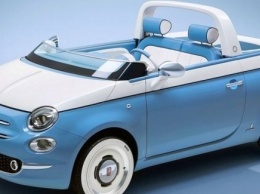 Fiat 500 превратили в «пляжный» пикап со встроенным душем