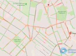 Одесса: пробки на проспекте Шевченко, Французском бульваре и на Армейской