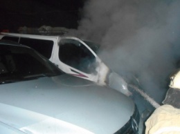 На прошлой неделе в Новой Каховке горел сухостой и машина