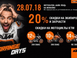 Завершение сезона-2018 KTM Orange Days в Байк Ленде на Можайке