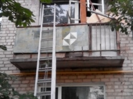 В Новой Каховке произошел пожар в многоэтажке на улице Горького