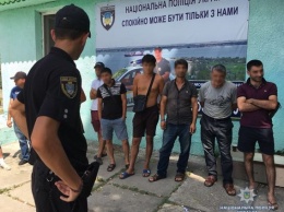 В Коблево полиция задержала нелегалов из ближнего зарубежья