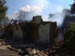 Из-за взрыва газового баллона в Полтавской области разрушился дом