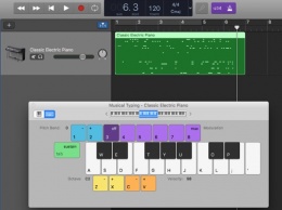 Как превратить клавиатуру Mac в нотную и играть на ней в GarageBand