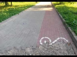 Кличко просят возобновить разметку велосипедной дорожки на проспект Бажана