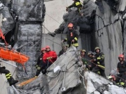 Обрушения моста в Генуе: украинка и ее муж записали видео после спасения из-под завалов