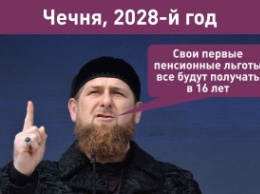 "Путин нам не указ, пенсии сохраним", - Кадыров заявил, что пенсионная реформа РФ Чечни не касается