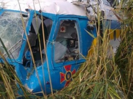 На Харьковщине во время тушения пожара разбился вертолет ГСЧС (ВИДЕО)