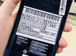 "Живое" фото смартфона Nokia с пятерной основной камерой