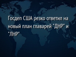 Госдеп США резко ответил на новый план главарей "ДНР" и "ЛНР"