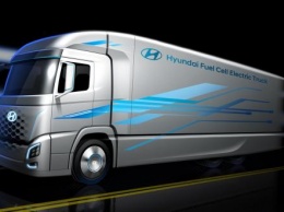 Hyundai показал грузовик на водородных топливных элементах