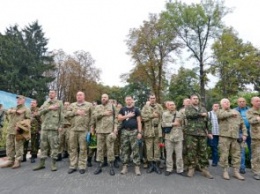В Каменском открыли Аллею памяти воинов АТО