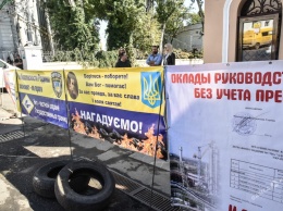 Одесса: охранники портов вышли на митинг против многомиллионных схем МВД