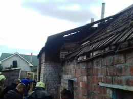 На Шевченковском пылал дом: есть жертва