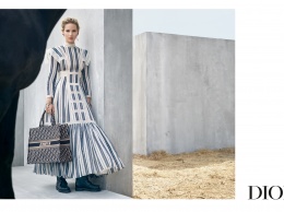 Дженнифер Лоуренс в рекламной кампании Christian Dior Resort 2019