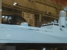 На выставке в Азербайджане показали ракетный катер "Лань", который создадут для ВМС Украины