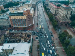 Киев застыл в пробках из-за акций протеста (КАРТА)