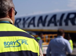 В аэропорт Борисполь начался массовый слет самолетов Ryanair