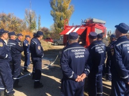 В Крыму определены победители на звание «Лучший водитель пожарного автомобиля»