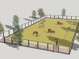 В Полтаве построят площадку для выгула собак (фото проекта)