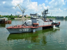 Ракетный катер ВМС "Прилуки" вышел из дока после ремонта