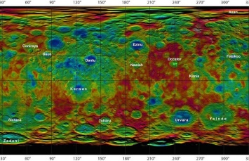 Специалисты NASA составили топографическую карту Цереры