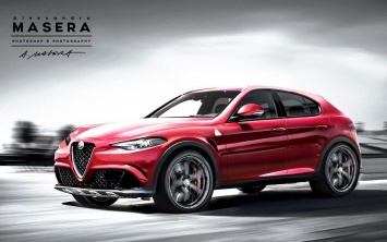 Будущий кроссовер Alfa Romeo на независимых рендерах