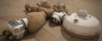 В Сеть попали фото будущих жилищ на Марсе