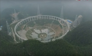 Строительство гигантского китайского телескопа идет ударными темпами
