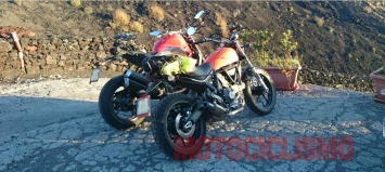 В сети появилось шпионское фото Ducati Scrambler 400