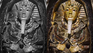 Появились обновленные изображения гробницы Тутанхамона в цвете (ФОТО)
