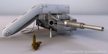 Раскрыт внешний вид секретной советской космической пушки