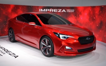 Subaru официально представила концептуальный седан Impreza