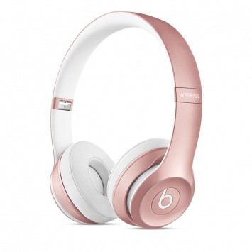 Apple начала продажи беспроводных наушников Beats Solo2 и «вкладышей» Beats urBeats в цвете «розовое золото»