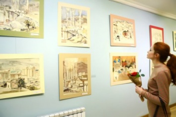 Бывшая жена влиятельного политика из Закарпатья представила частную коллекцию картин (ФОТОРЕПОРТАЖ))