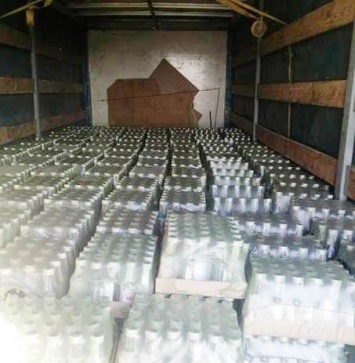 В Луганской области изъяли 12 тонн водочного фальсификата на сумму 1,1 млн грн