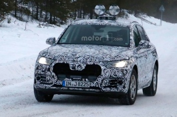 Audi приступила к зимним тестам нового кроссовера Q5