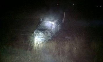 В Закарпатье на трассе Киев – Чоп столкнулись два автомобиля, один из них сгорел